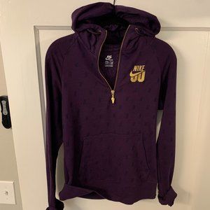 Nike Womens Quarter Zip Hoodie Size M
